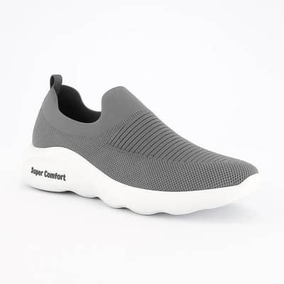 Men's Grey Slip-On Casual Shoes – Sizes 39–45