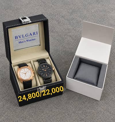 Bvlgari, Calvin Klein, Citizen And Vacheron Constantin Men's Watches