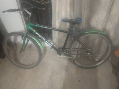 bicycle green black