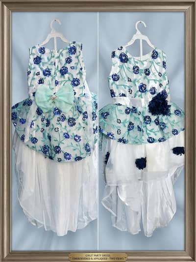 just 1 time used baby girl dresses like new 2 year to 5 years