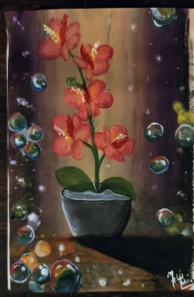 flowers holds memories