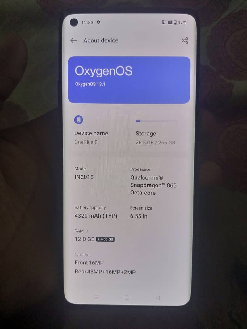 One Plus 8 7