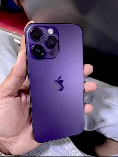 New Brand New IPhone 14 Pro Deep Purple Warranty 100/100 Brand New