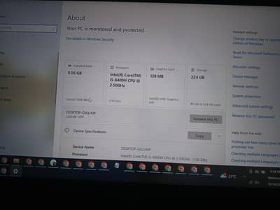 Dell laptop core i5 - 8400h Generation