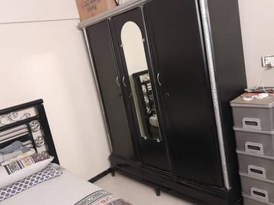 cupboard and dresser with mirror