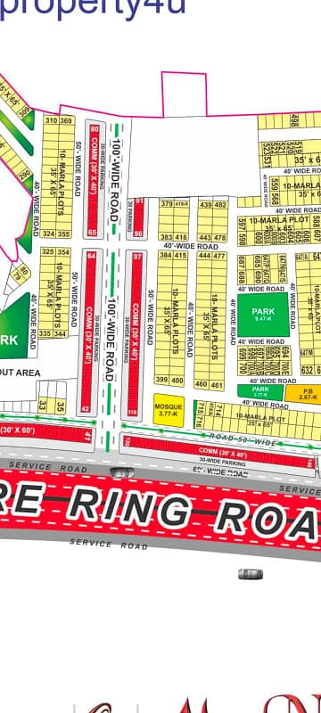 5 Marla Commercial Plot for Sale in GVR Bahria Town Lahore Near Raiwind Road