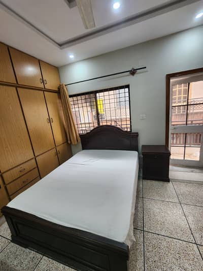 One bedroom fully furnished upper portion available for ladies only