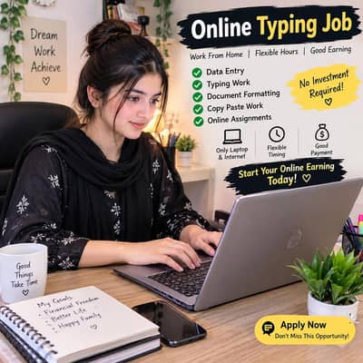 marketing and typing work