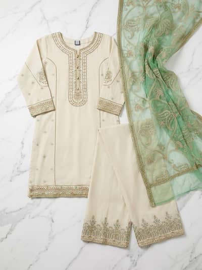 3 piece Shirt Dupatta Trouser