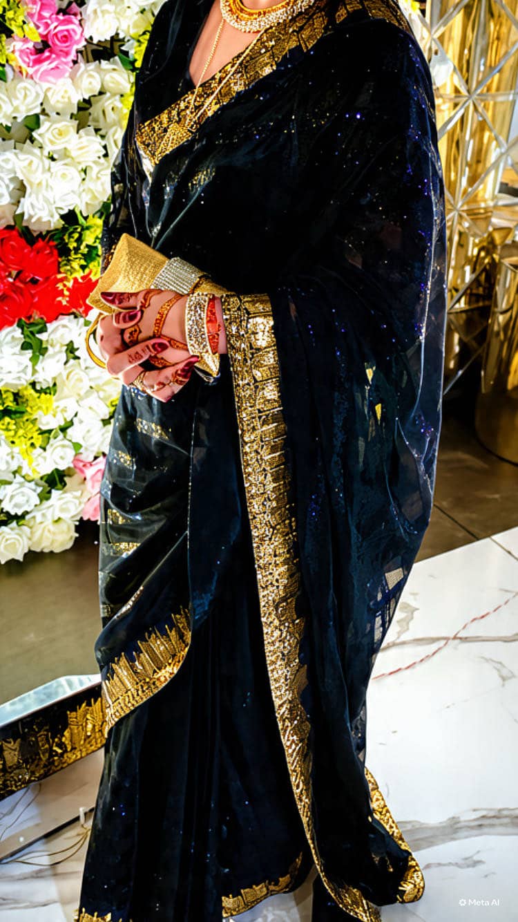 Black sarees 1