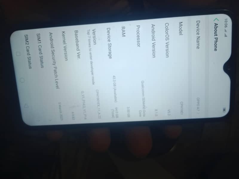 OPPO A7 5