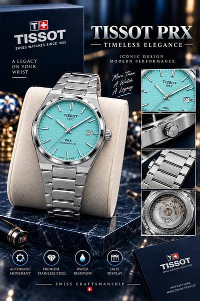 Tissot semi-Automatic Luxury Watch with premium quality-Waterprof