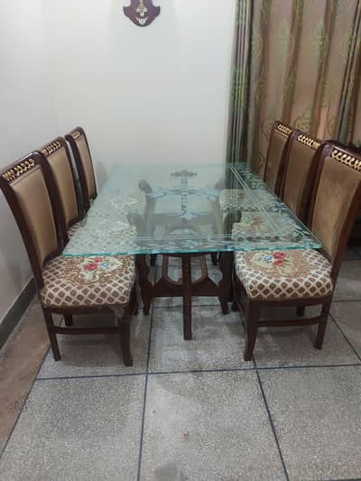 six seater dining table