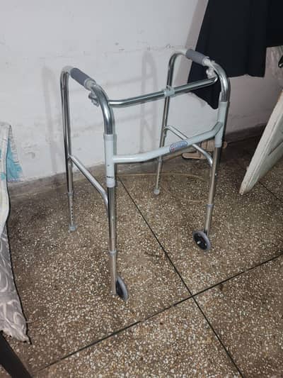 folding wheeled walker