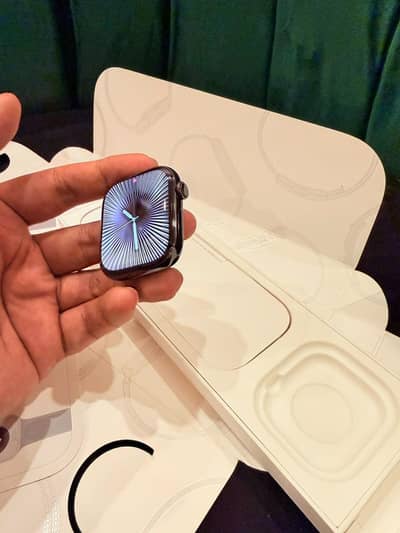 Apple watch series 10 stainless steel titanium 46mm