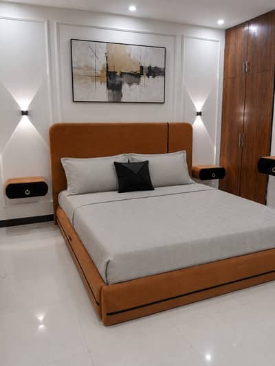 Per day weekly basic apartments available in gulberg green Islamabad