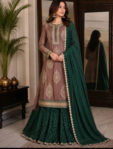 sharara long shirt