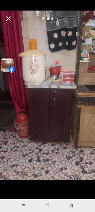 small cabinet with 4 shelf