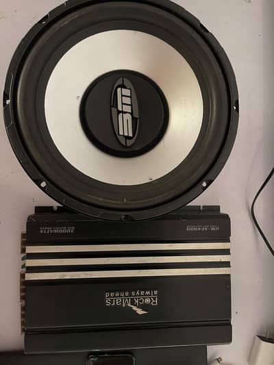 ROCK MARS AMP AND WOOFER