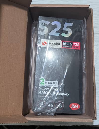 itel S25 (16GB/128GB) Black | 4 Months Official Warranty