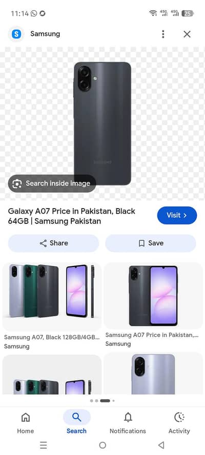 Samsung Mobile A07 5G