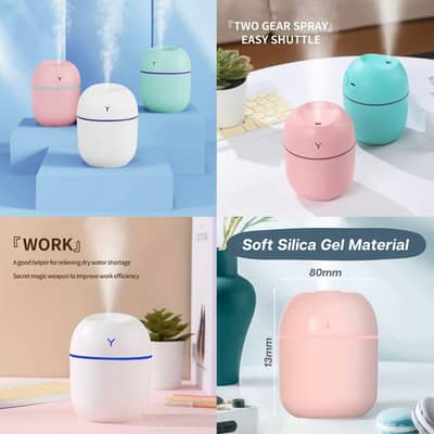 Mini USB Air Humidifier - Portable Cool Mist Diffuser - 220ml