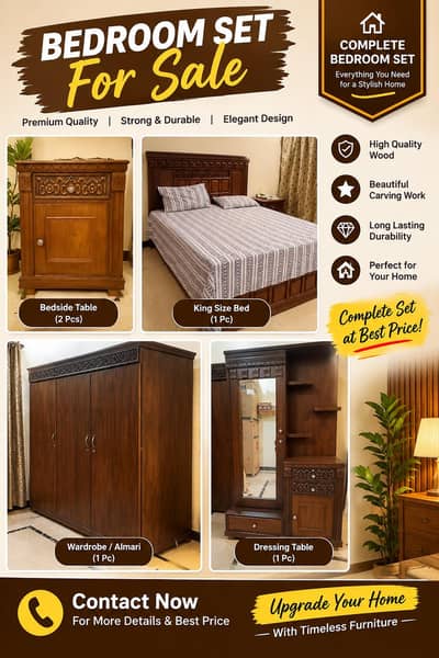Complete furniture for sale