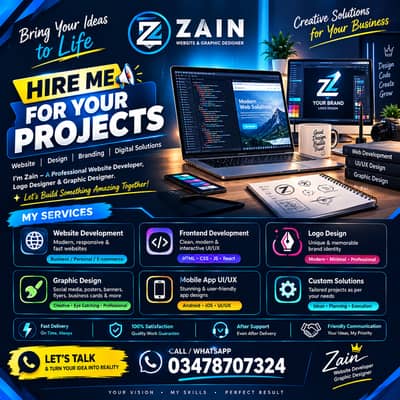 Website Developer & Graphic Designer | Professional Digital Services