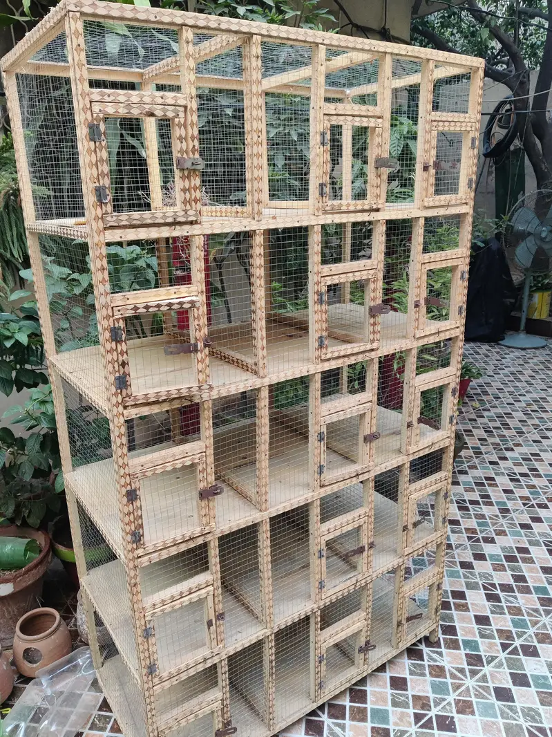 15 portion wooden cage — photo 3