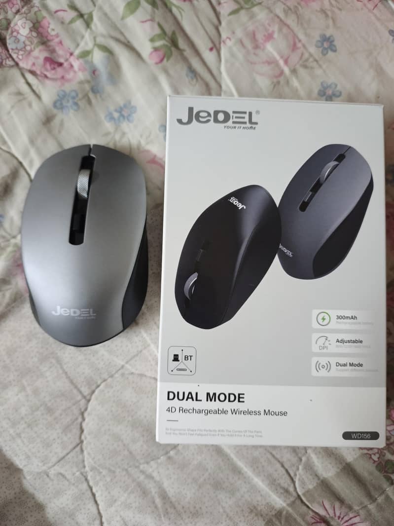 Jedel 4D chargeable wireless mouse 0