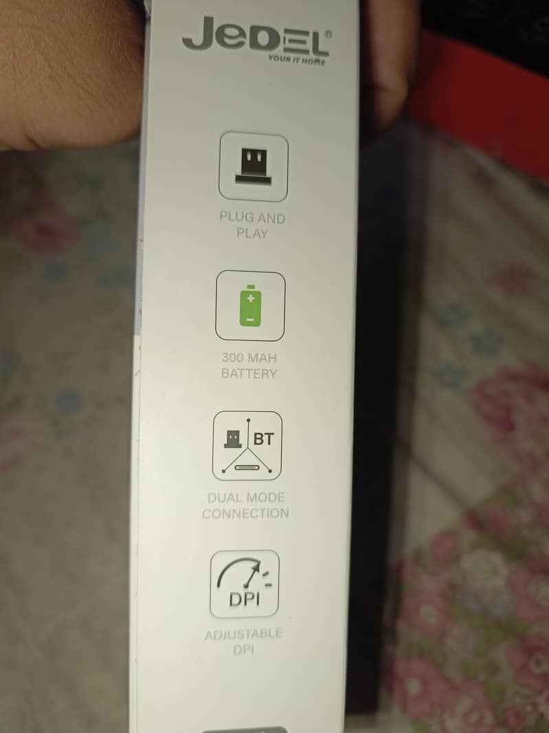 Jedel 4D chargeable wireless mouse 4