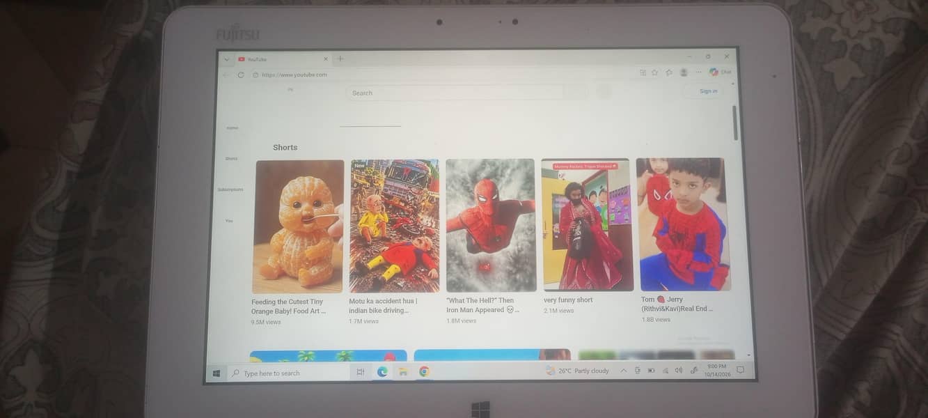 Fujitsu windows tab 5