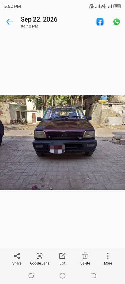 Suzuki Mehran VXR 2004