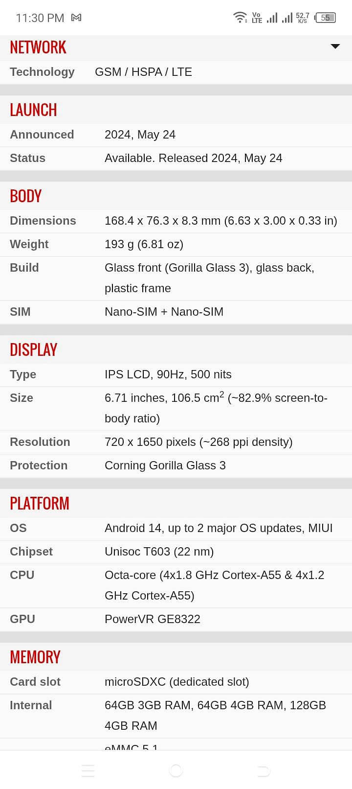 Xiaomi Redmi A3x 0