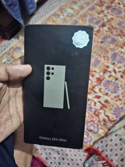 samsung s24 ultra official pta approved box and cable just minor dot