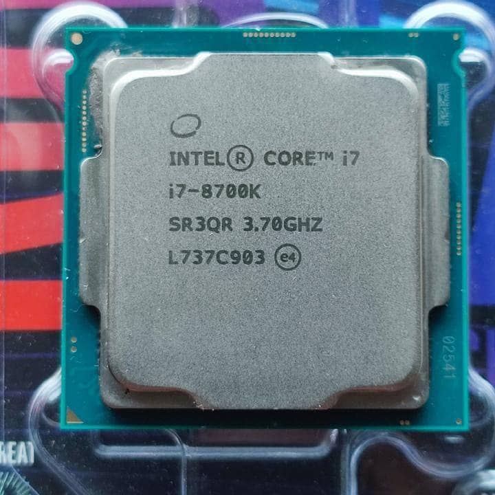 intel core i7 8700k processor chip with box 1