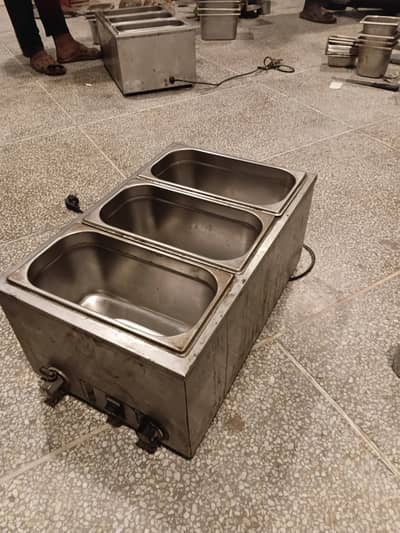 Bain marie, SS containers restraunt