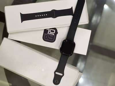 Apple watch 10 series 46mm large size jet black AI black SB M/L GPS