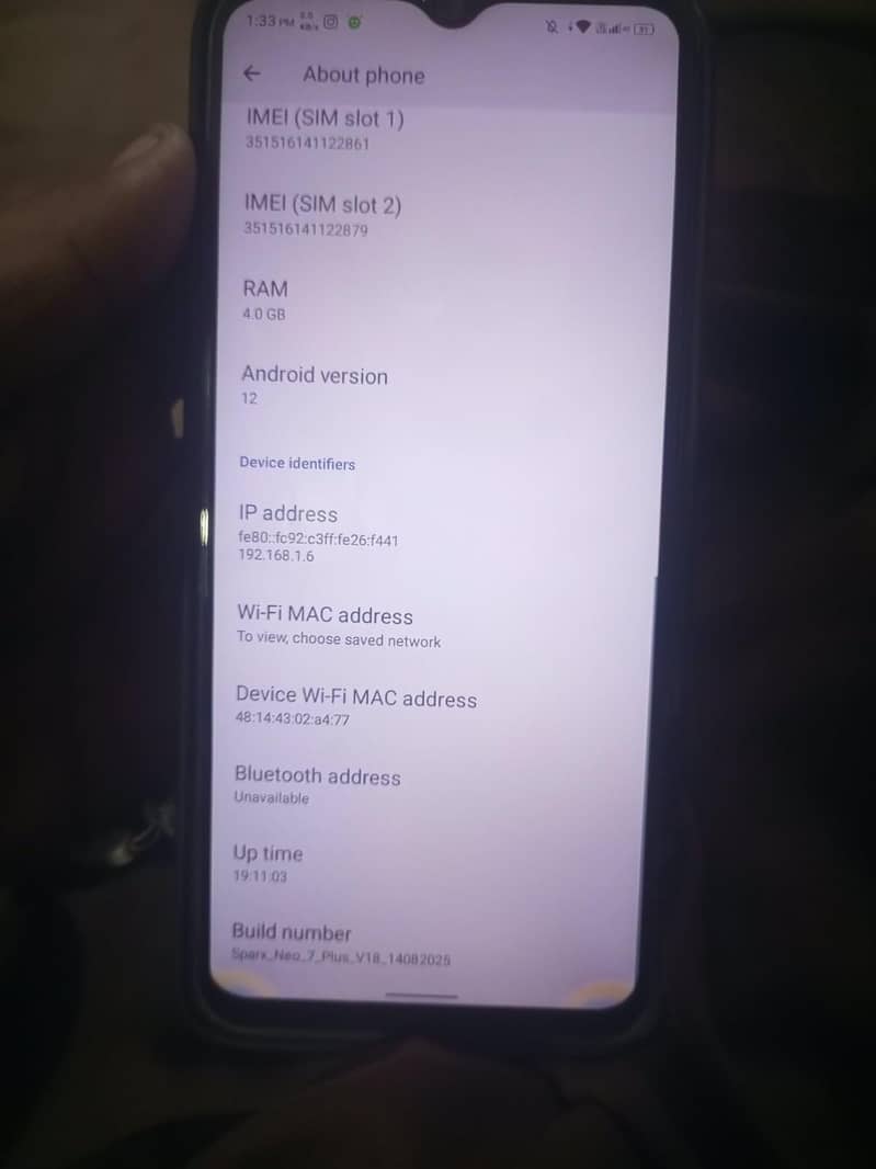 Sparx Neo 7 plus 5