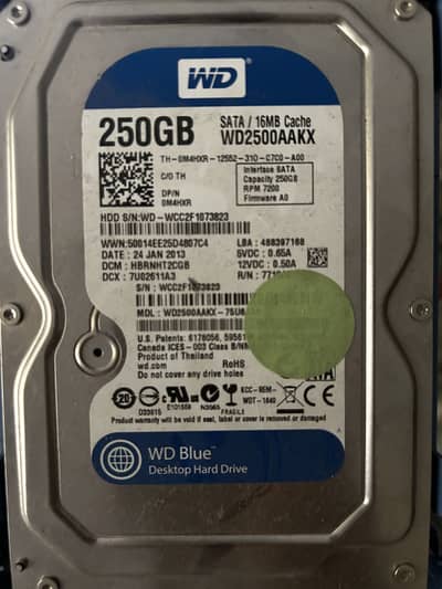 WD 250GB hardrive original