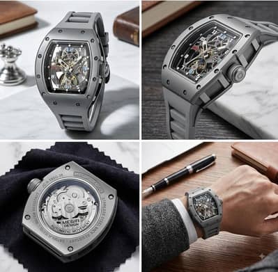 Megir Design JC-9-190G-35 Automatic Skeleton Watch