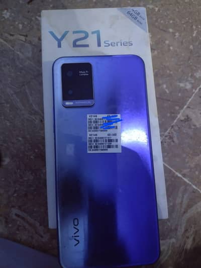 vivo y21 4.64gb mobile plus box