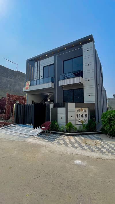 5 Marla 1.5 Story Ultra Modern Corner House For Sale in Al Haram Garden Lahore