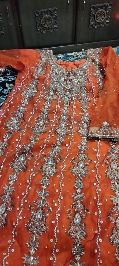 orange dress