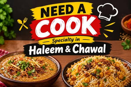 Need a cook