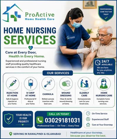 Home Nursing Services | injection at home | bandage at home