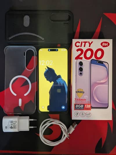ITEL CITY 200 | PTA | 8 GB RAM | 128 GB ROM | WITH BOX
