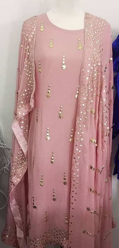 Chiffon Mukesh 3-piece suit