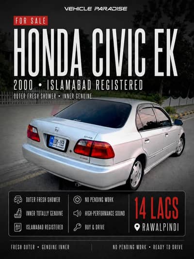 Honda Civic VTi 2000