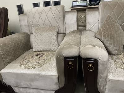 7 seater sofa set with 3 table set New condition 10/10